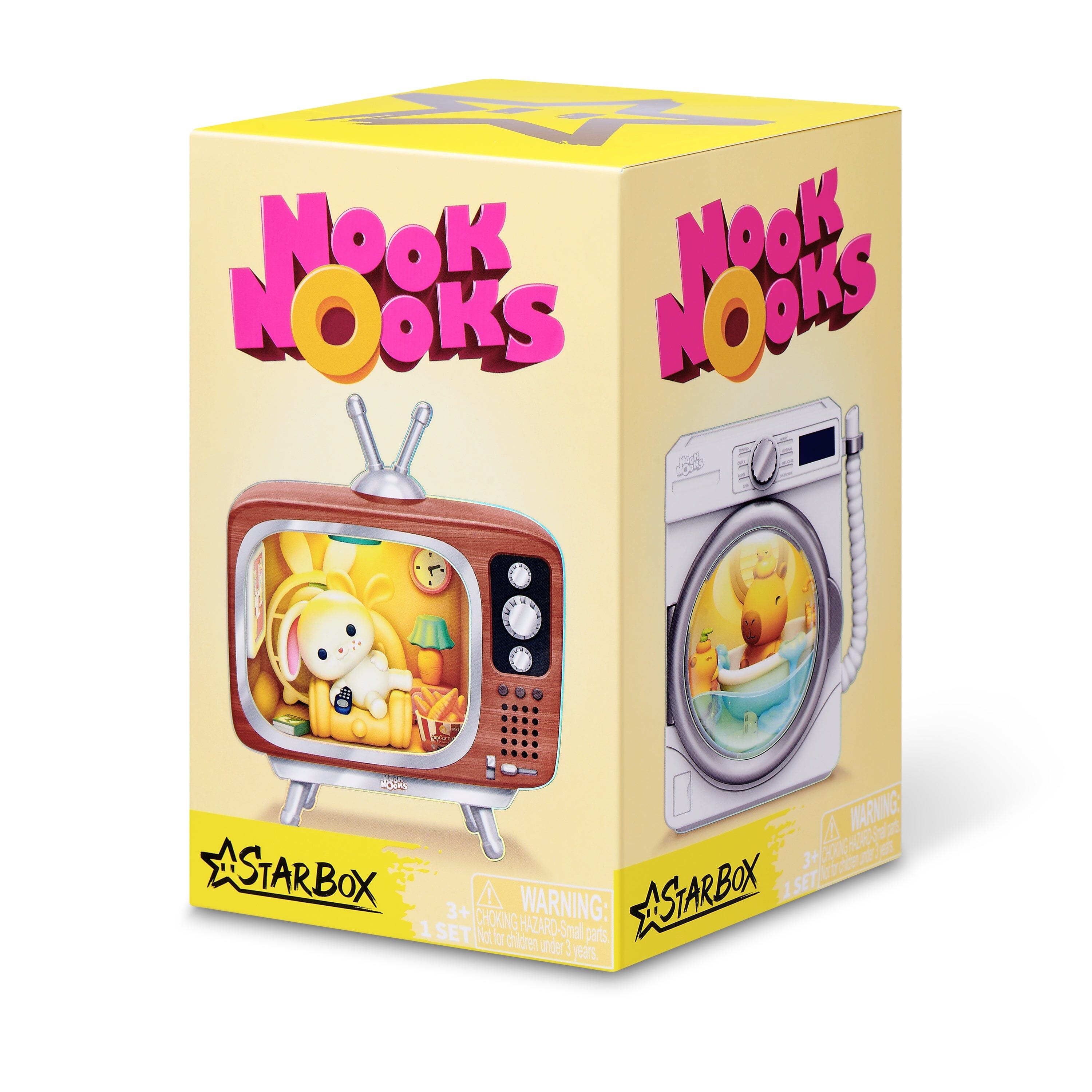 STARBOX Nook Nooks Series 1 Blind Box Collectible Mini Collectible Animal Figurines (1pc) Simple Star box 