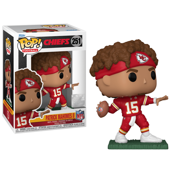 Funko Pop! NFL - Patrick Mahomes II (Kansas City Chiefs) Figure Simple magazineracksdirect 