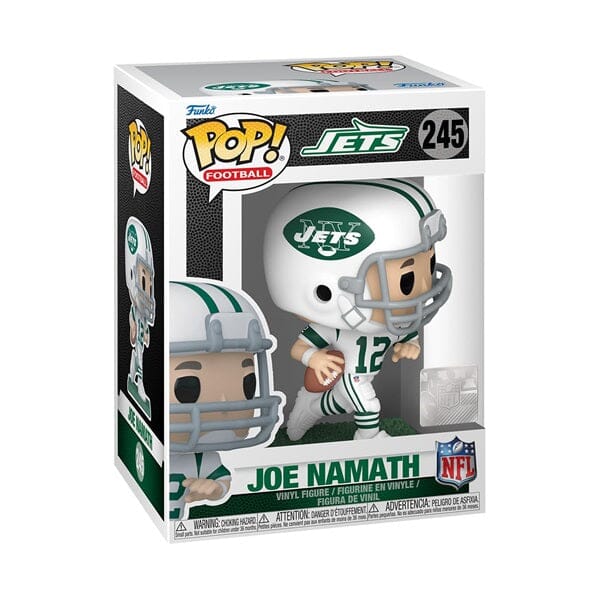 Funko Pop! NFL Legends: Jets Joe Namath Vinyl Figure Simple magazineracksdirect 