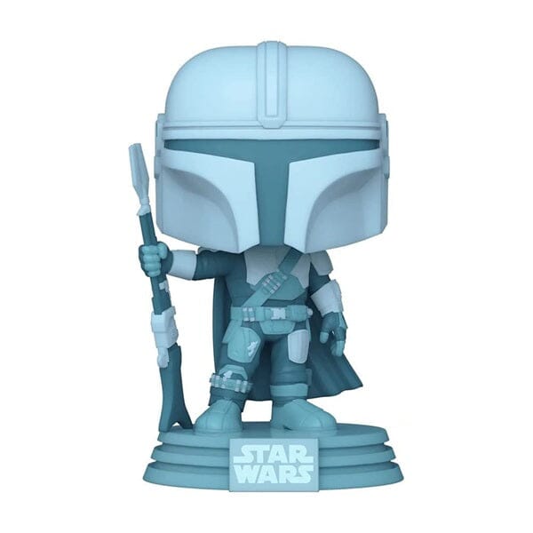 Funko Pop! Star Wars: The Mandalorian Hologram Glow Figure Simple Funko 