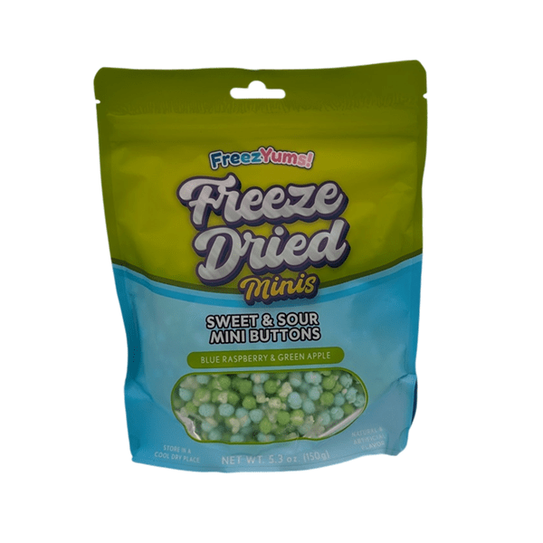 FreezYums! Freeze Dried Sweet & Sour Mini Button Candy (150g) Simple FreezYums 