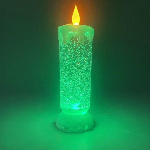 Festive Nights: LED Glitter Candle & LED Glitter Angel Simple magazineracksdirect 