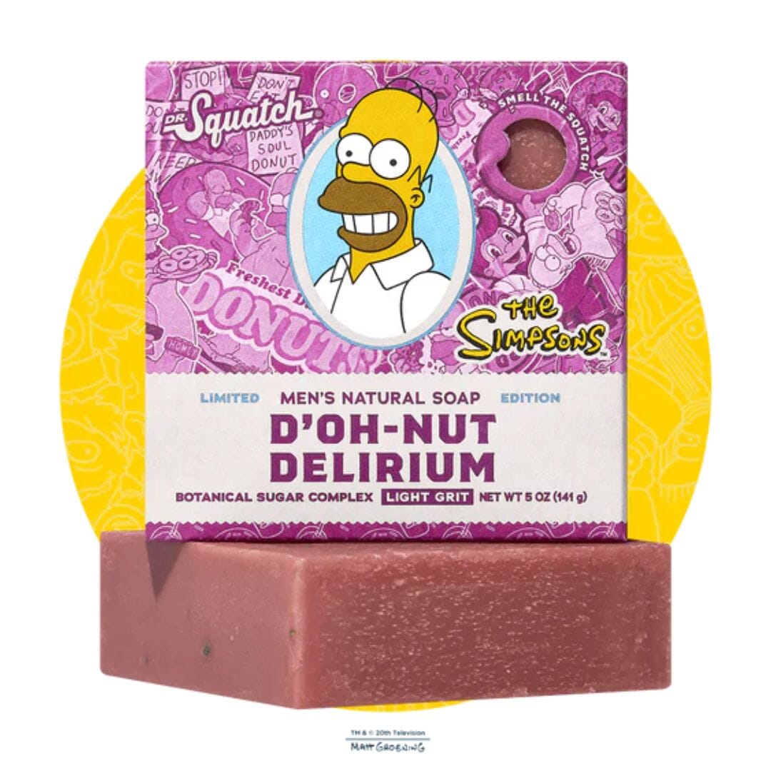Dr. Squatch® D'oh-Nut Delirium Bar Soap For Men Simple Dr. Squatch 