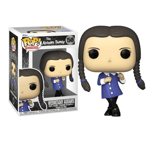 Funko Pop! TV: Wednesday Addams - The Addams Family Figure Simple magazineracksdirect 