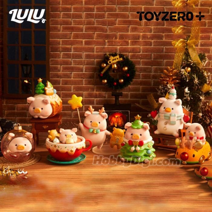 ToyZeroPlus x LuLu The Piggy Christmasland Series Figurines Blind Box (1pc) Simple TOYZEROPLUS 