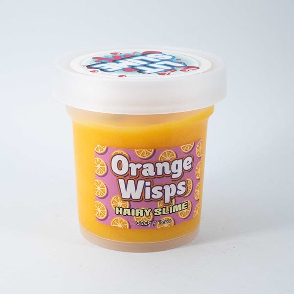 LIT Slime Hairy Slime (12oz) Preorder Showcase Orange Wisps 