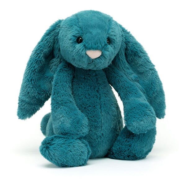 Jellycat: Bashful Mineral Blue Bunny Stuffed Animal - Medium Simple Jellycat 