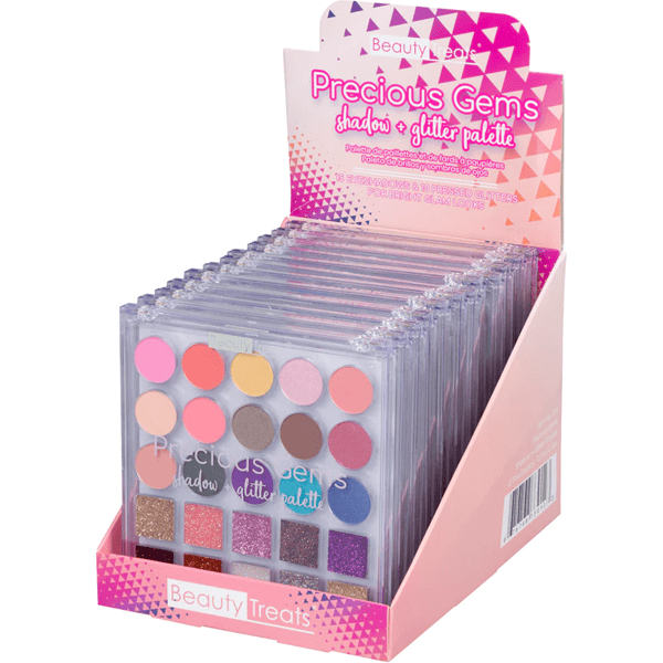 Beauty Treats® Precious Gems - Shadow & Glitter Palette (Ships Asst.) Simple magazineracksdirect 