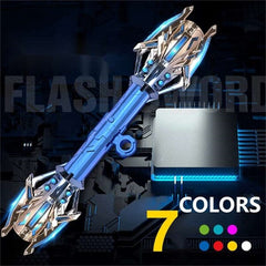 GlowSaberX: Double-head Rotatable LED Spinning Lightsaber Simple magazineracksdirect 