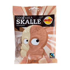 BUBS Godis: Cool Cola Skull Sour Jelly Candy (90g) Simple magazineracksdirect 