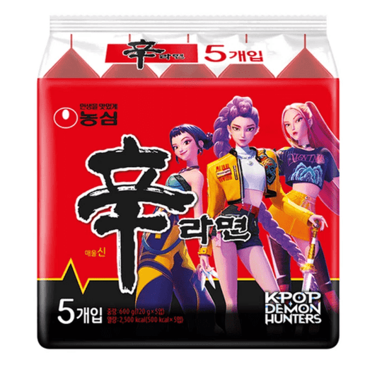 Nongshim Shin Ramyun K-Pop Demon Hunters 5-Pack Simple Nongshim 