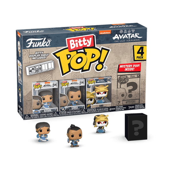 Funko Bitty Pop! Avatar: The Last Airbender 4-Pack (Ship Assorted) Simple Funko 