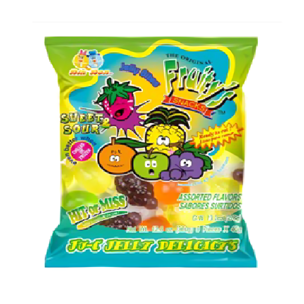 Fruits Snacks: Sweet and Sour Jelly Flavor Assorted (9pcs)