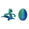 3D Printed Dragon Scale Egg Fidget Toy with Egg Included (Multiple Colors)
