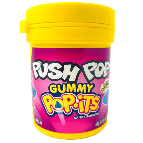 Push Pop Gummy Pop-its Candy - 58g