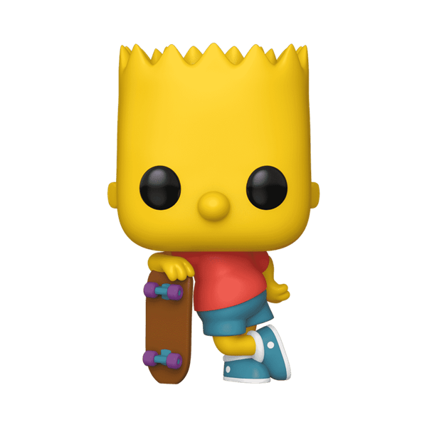 Funko Pop! TV: The Simpsons Bart with Skateboard Figure Simple Funko 