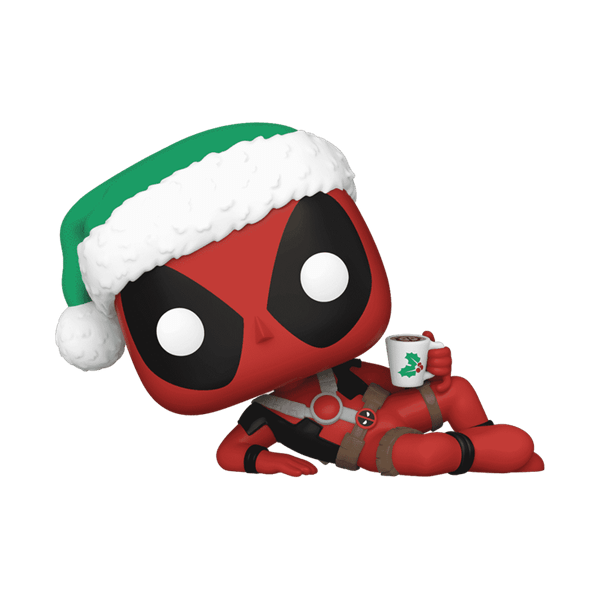 Funko Pop! Marvel: Holiday - Deadpool with Hot Cocoa Figure Simple Funko 