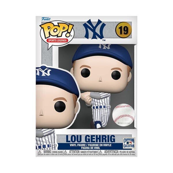 Funko Pop! MLB: Legends - Lou Gehrig with Chase Styles (Styles May Vary) Simple Showcase 