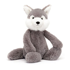 Jellycat: Bashful Wolf Stuffed Animal - Medium Simple Jellycat 