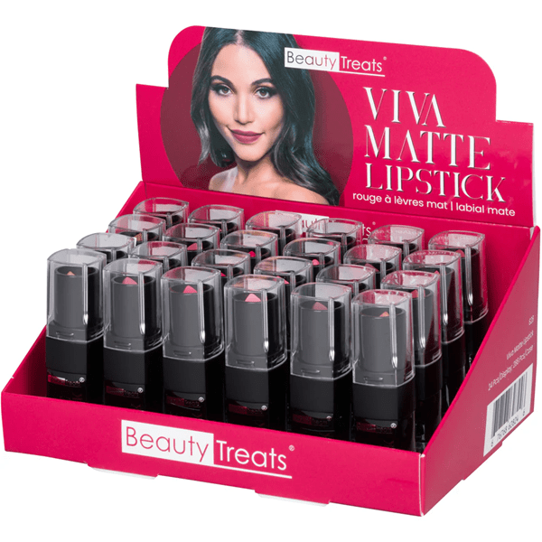 Beauty Treats® Viva Matte Lipstick (Color Ships Asst.) Simple magazineracksdirect 