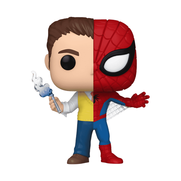 Funko Pop! Marvel: Split - Peter Parker/ Spider-Man Figure Simple Funko 