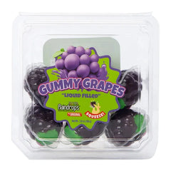 Raindrops Gummy: Liquid Filled Grapes Gummy - 3.8oz Simple Raindrops 