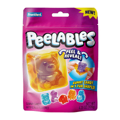 Peelable Gummies Stand Up Peg Bag - 4.25oz