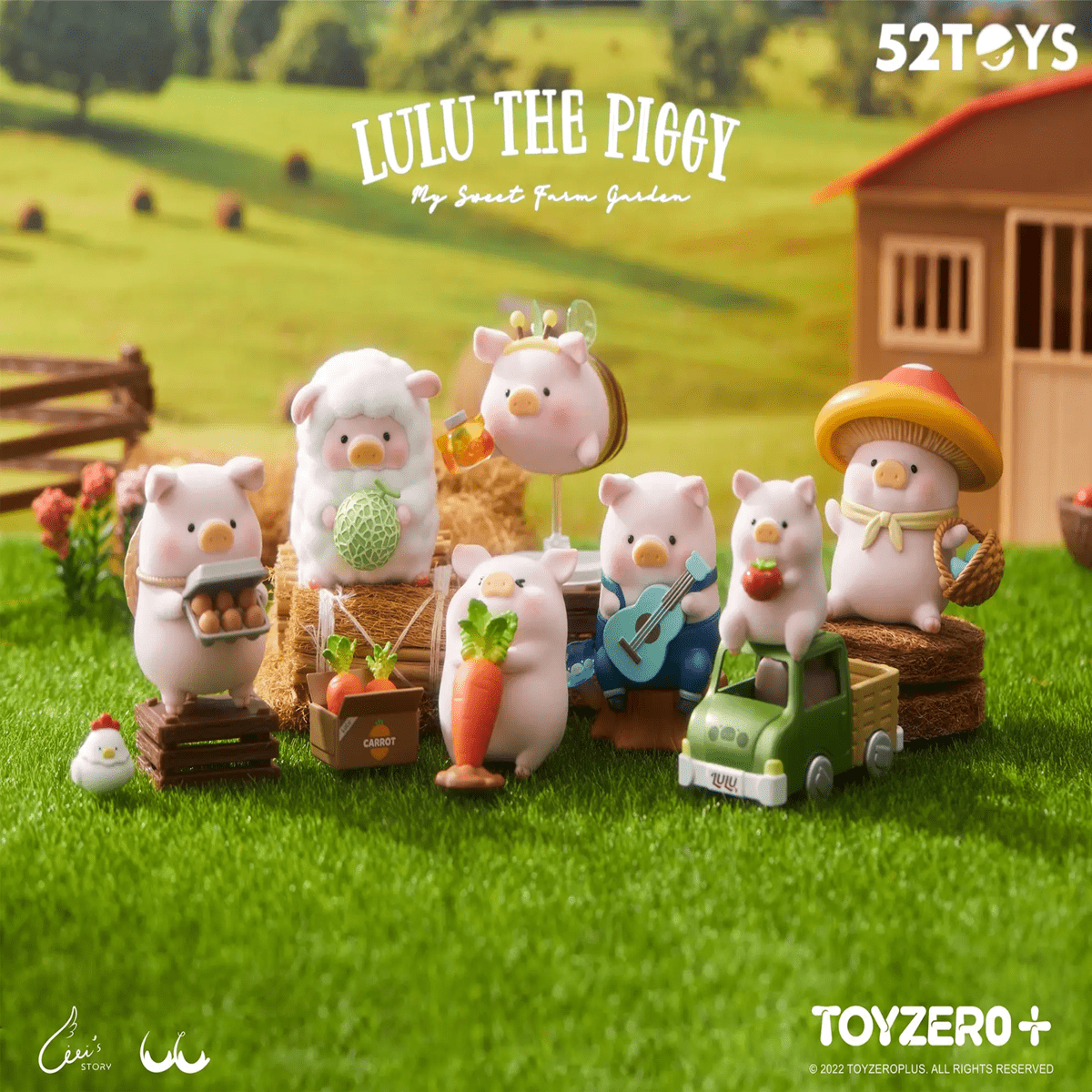 ToyZeroPlus x Lulu The Piggy My Sweet Farm Garden Blind Box (1pc) Simple TOYZEROPLUS 