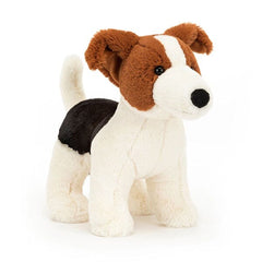 Jellycat: Albert Jack Russell Dog Stuffed Animal - 7" Simple Showcase 