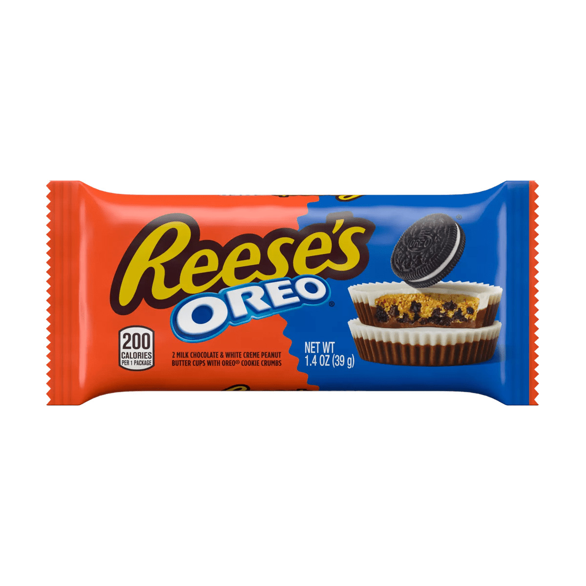 REESE'S OREO Milk Chocolate and White Creme Peanut Butter Cups – 1.4oz Simple REESE'S 