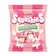 Swizzels Squashies Strawberry and Cream - 120g Imported From England Simple squa 