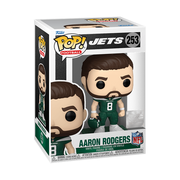 Funko Pop! NFL New York Jets - Aaron Rodgers Vinyl Figure Simple magazineracksdirect 