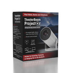 TheaterBeam Projector - Mini Round Projector For Ultimate Experience Preorder Showcase 