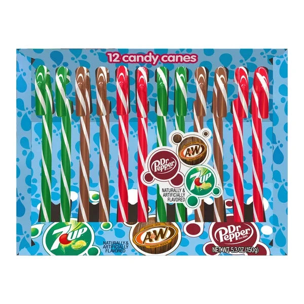Soda Pop Candy Canes - 12ct Simple Exclusive 