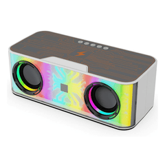 SoundLogic XT: Bluetooth Speaker with LED Lights and Wireless Charger Simple magazineracksdirect 