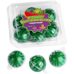 Raindrops Gummy: Liquid Filled Watermelons – 3.8oz Simple Raindrops 