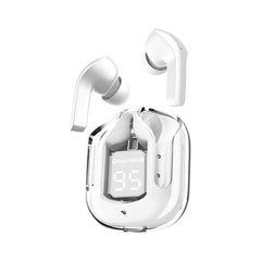 TWS - Wireless Earbuds With Digital Display and Transparent Case Simple magazineracksdirect 