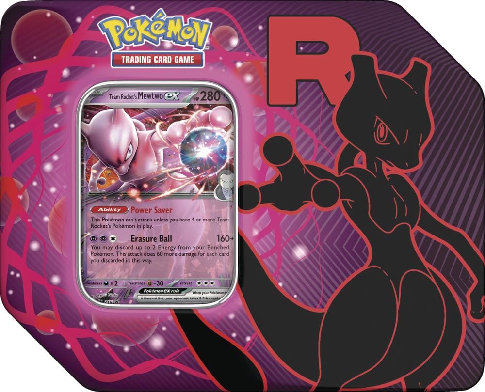 Pokémon TCG: Team Rocket Tin - Assorted Styles Simple Pokémon 