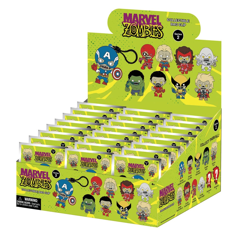 3D Anime: Marvel PVC Zombies Display Bag Clips Series 2 (1pc) Simple Marvel 