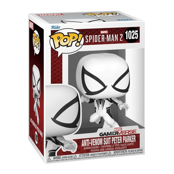 Funko Pop! Marvel: Spider-Man 2 - Anti-Venom Suit Peter Parker Simple Funko 