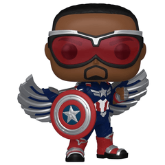 Funko Pop! Marvel: Brave New World – Captain America (Sam Wilson) Figure Simple Funko 
