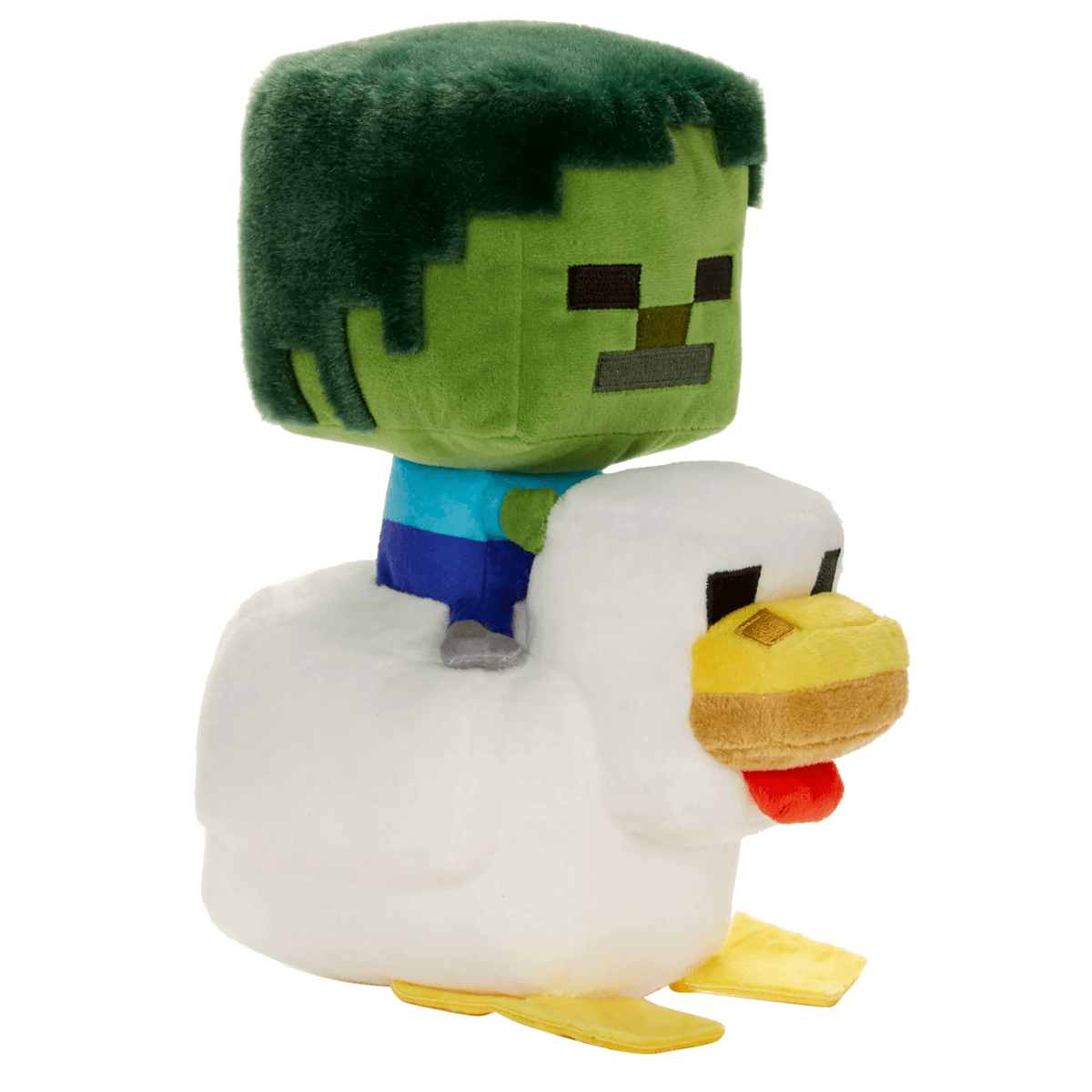 Minecraft: Zombie Chicken Jockey 8" Plush Toy Simple Minecraft 