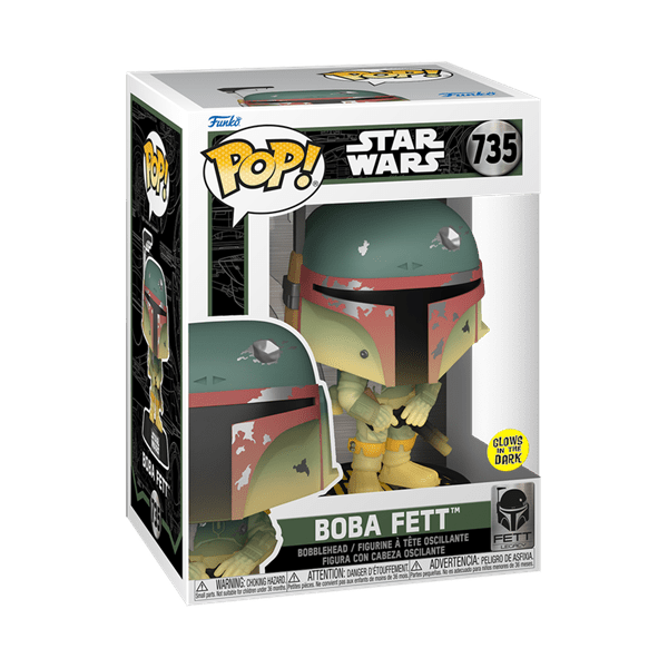 Funko Pop! Star Wars: Boba Fett with Rifle (Glow) Figure Simple Funko 