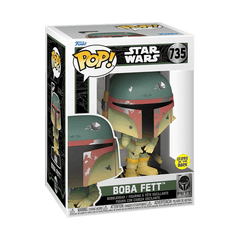 Funko Pop! Star Wars: Boba Fett with Rifle (Glow) Figure Simple Funko 