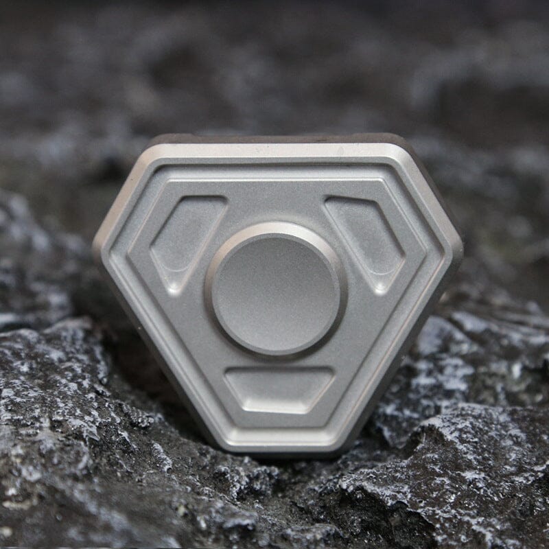 The Fiddzle: Metal Fidget Spinner Simple 3D Treasures 