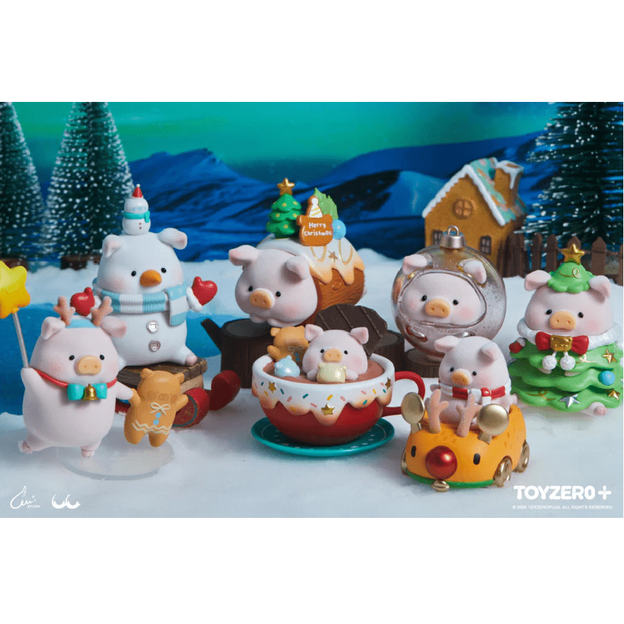 ToyZeroPlus x LuLu The Piggy Christmasland Series Figurines Blind Box (1pc) Simple TOYZEROPLUS 