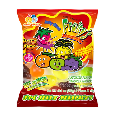 Fruits Snacks: Hot and Spicy Jelly Flavor Assorted (9pcs)