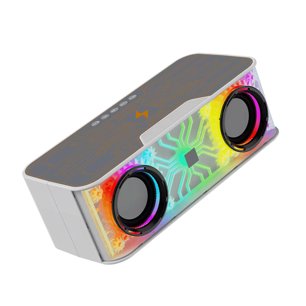 SoundLogic XT: Bluetooth Speaker with LED Lights and Wireless Charger