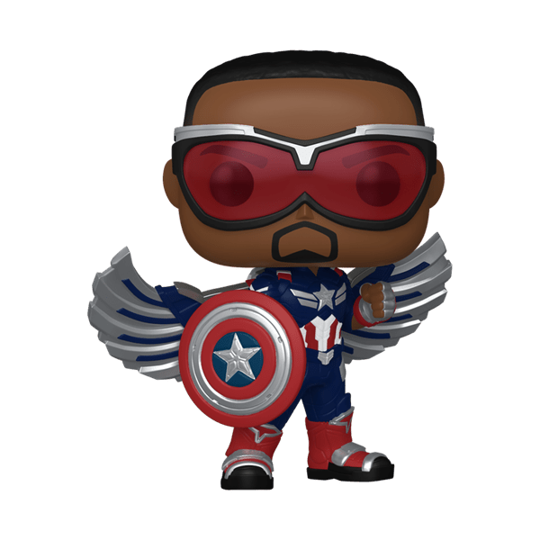 Funko Pop! Marvel: Captain America (Sam Wilson) Brave New World Simple Funko 