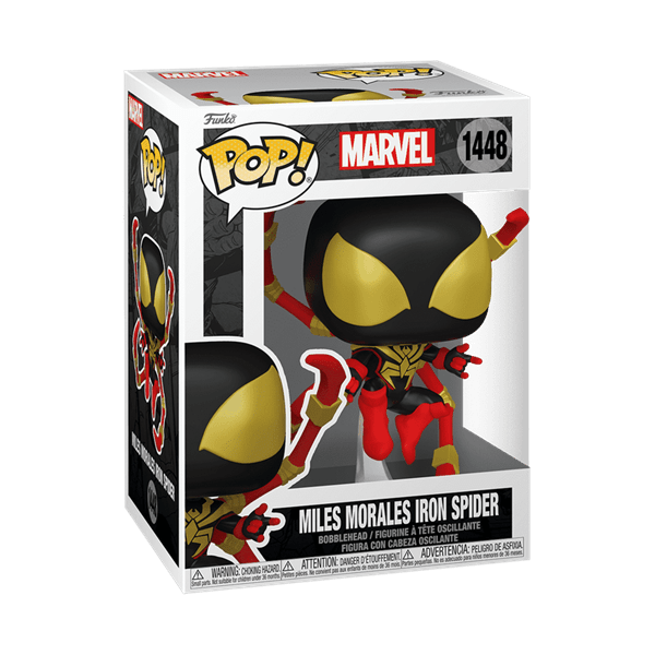 Funko Pop! Marvel: Spider-Man - Miles Morales Iron Spider with Chase (Styles May Vary) Simple Funko 